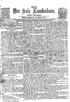 Der freie Landesbote Dienstag 19. Oktober 1875