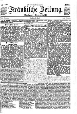 Fränkische Zeitung (Ansbacher Morgenblatt) Samstag 5. Juni 1875