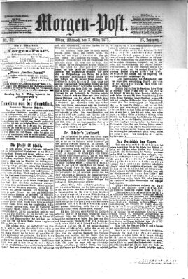 Morgenpost Mittwoch 3. März 1875
