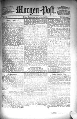 Morgenpost Donnerstag 8. April 1875