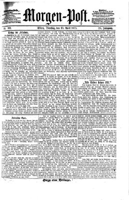 Morgenpost Dienstag 13. April 1875