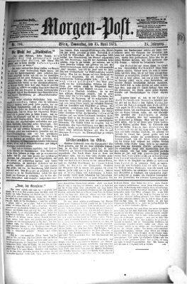 Morgenpost Donnerstag 15. April 1875