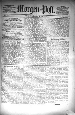 Morgenpost Dienstag 4. Mai 1875