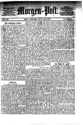 Morgenpost Donnerstag 10. Juni 1875