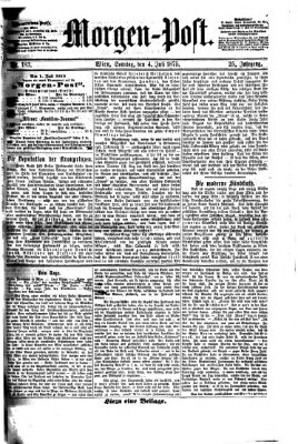 Morgenpost Sonntag 4. Juli 1875
