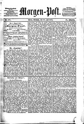 Morgenpost Mittwoch 28. Juli 1875
