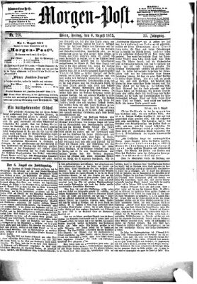 Morgenpost Freitag 6. August 1875