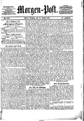 Morgenpost Dienstag 24. August 1875