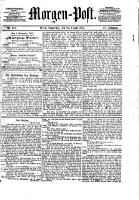 Morgenpost Donnerstag 26. August 1875