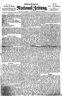 Nationalzeitung Dienstag 26. Januar 1875