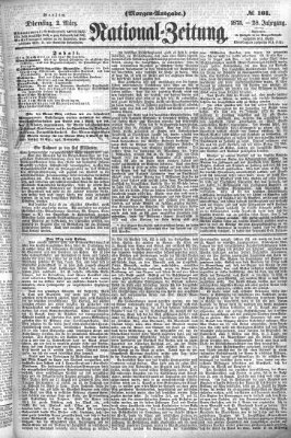 Nationalzeitung Dienstag 2. März 1875