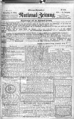 Nationalzeitung Donnerstag 25. März 1875