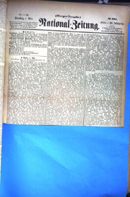 Nationalzeitung Dienstag 4. Mai 1875