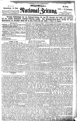 Nationalzeitung Samstag 19. Juni 1875