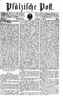 Pfälzische Post Dienstag 9. März 1875