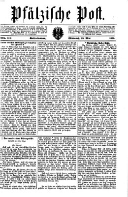 Pfälzische Post Mittwoch 12. Mai 1875