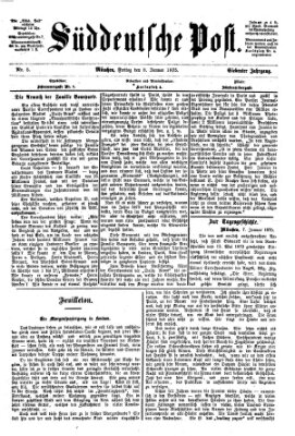 Süddeutsche Post Freitag 8. Januar 1875