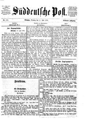 Süddeutsche Post Sonntag 11. Juli 1875