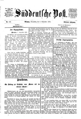 Süddeutsche Post Donnerstag 2. September 1875