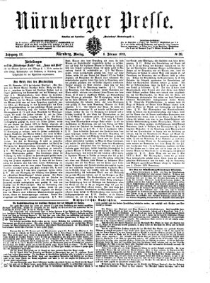 Nürnberger Presse Montag 8. Februar 1875