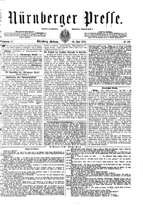 Nürnberger Presse Mittwoch 30. Juni 1875