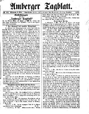 Amberger Tagblatt Mittwoch 5. Mai 1875
