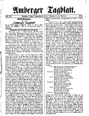 Amberger Tagblatt Dienstag 1. Juni 1875