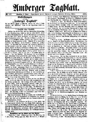 Amberger Tagblatt Samstag 5. Juni 1875