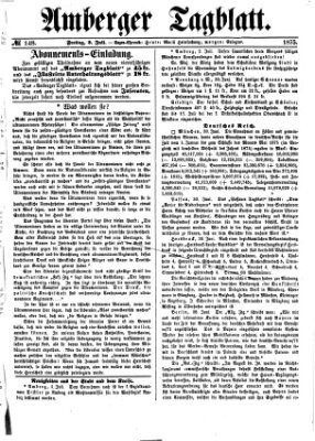 Amberger Tagblatt Freitag 2. Juli 1875