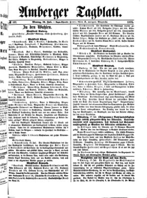 Amberger Tagblatt Montag 19. Juli 1875