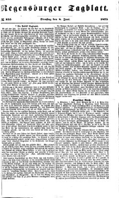 Regensburger Tagblatt Dienstag 8. Juni 1875