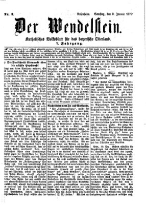 Wendelstein Samstag 9. Januar 1875