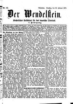 Wendelstein Samstag 20. Februar 1875