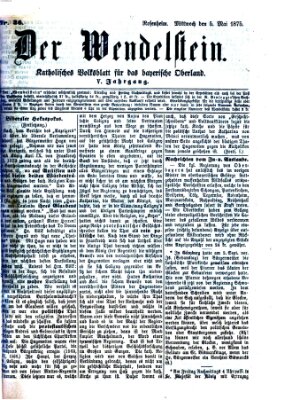 Wendelstein Mittwoch 5. Mai 1875