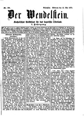 Wendelstein Mittwoch 12. Mai 1875