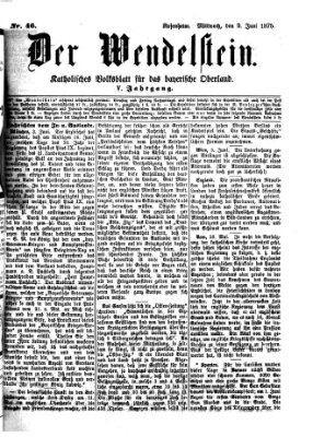 Wendelstein Mittwoch 9. Juni 1875