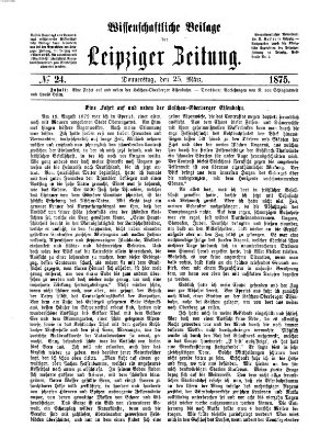 Leipziger Zeitung Donnerstag 25. März 1875