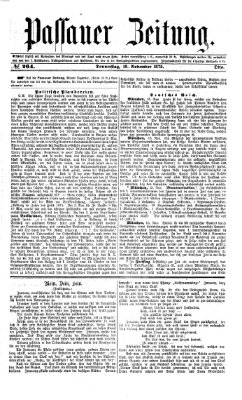 Passauer Zeitung Donnerstag 18. November 1875