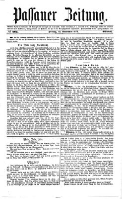 Passauer Zeitung Freitag 19. November 1875
