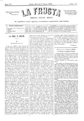 La frusta Dienstag 2. März 1875