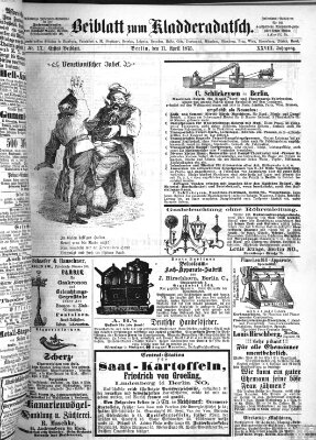 Kladderadatsch Sonntag 11. April 1875