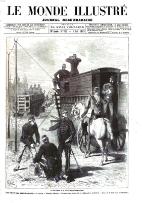 Le monde illustré Samstag 9. Oktober 1875
