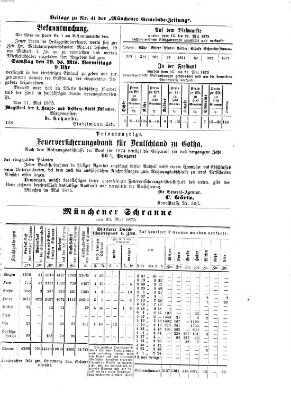 Münchener Gemeinde-Zeitung Sonntag 23. Mai 1875