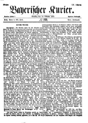Bayerischer Kurier Dienstag 19. Oktober 1875