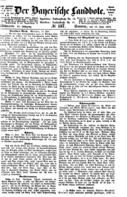 Der Bayerische Landbote Sonntag 13. Juni 1875