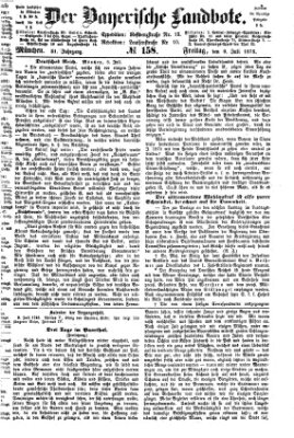 Der Bayerische Landbote Freitag 9. Juli 1875