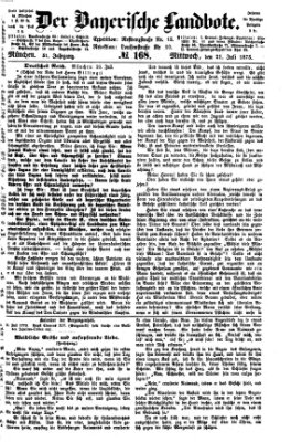Der Bayerische Landbote Mittwoch 21. Juli 1875