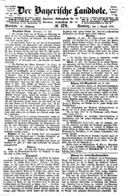 Der Bayerische Landbote Sonntag 1. August 1875