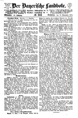 Der Bayerische Landbote Sonntag 12. September 1875