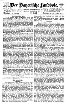 Der Bayerische Landbote Freitag 15. Oktober 1875